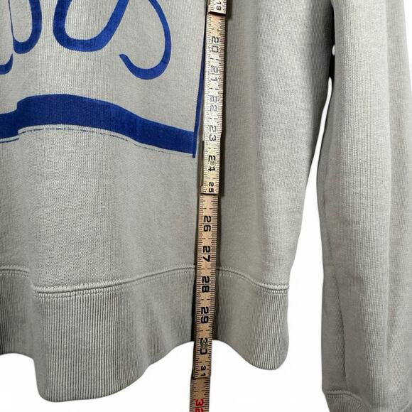 LOEWE Men’s Graphic Logo Sweatshirt Beige Blue Size L - Picture 5 of 8